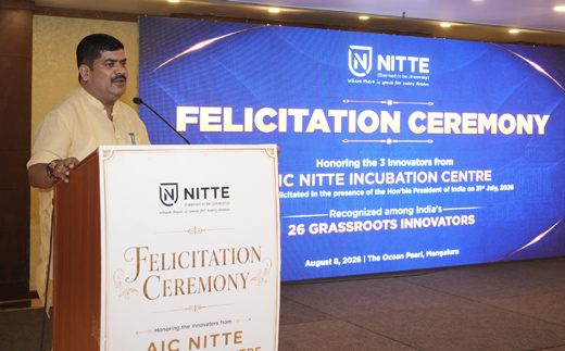 Nitte-Grassroots Innovators Honoured